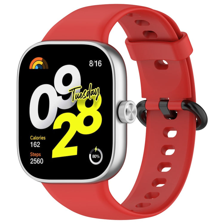 Absolutely Good Xiaomi Redmi Watch 4 Silicone Strap - Red#serie_5