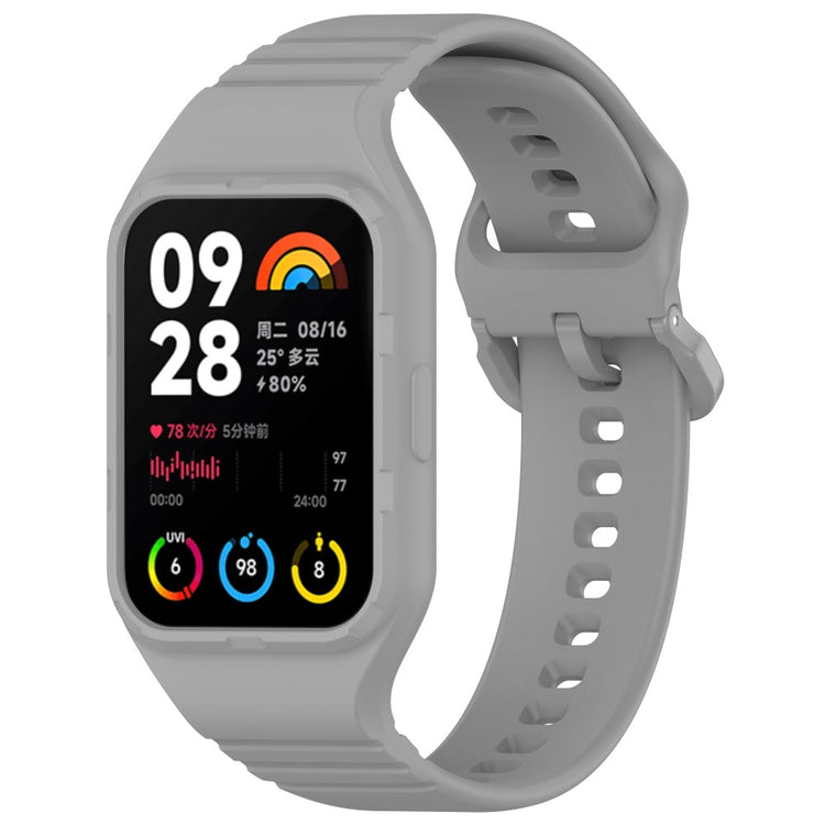 Incredibly Cool Xiaomi Smart Band 8 Pro Silicone Strap - Silver#serie_6