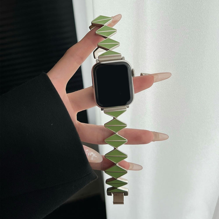 Remarkably Neat Apple Smartwatch Metal Universel Strap - Green#serie_6