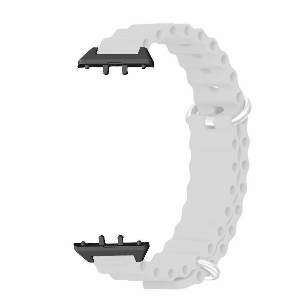 Super Fashionable Samsung Galaxy Fit 3 Silicone Strap - White#serie_2