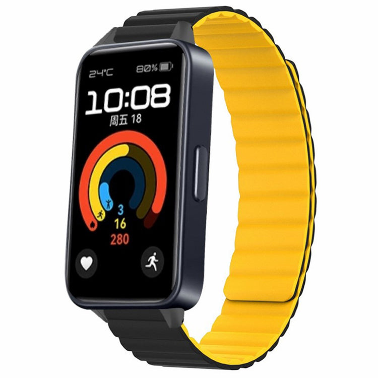 Mega Sweet Huawei Band 9 Silicone Strap - Yellow#serie_2