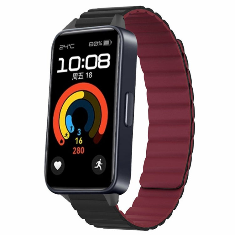 Mega Sweet Huawei Band 9 Silicone Strap - Red#serie_3