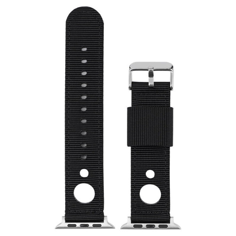 Super Cool Apple Smartwatch Nylon Universel Strap - Black#serie_1