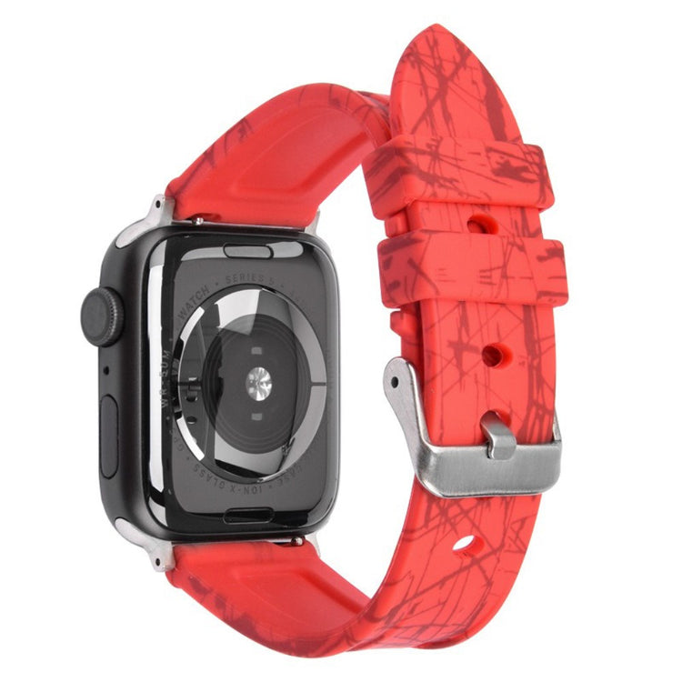 Super Stylish Apple Smartwatch Silicone Universel Strap - Red#serie_5