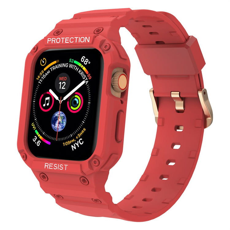 Mega Delightful Apple Smartwatch Silicone Universel Strap - Red#serie_3