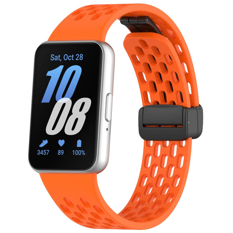 Increadibly Cute Samsung Galaxy Fit 3 Silicone Strap - Orange#serie_5