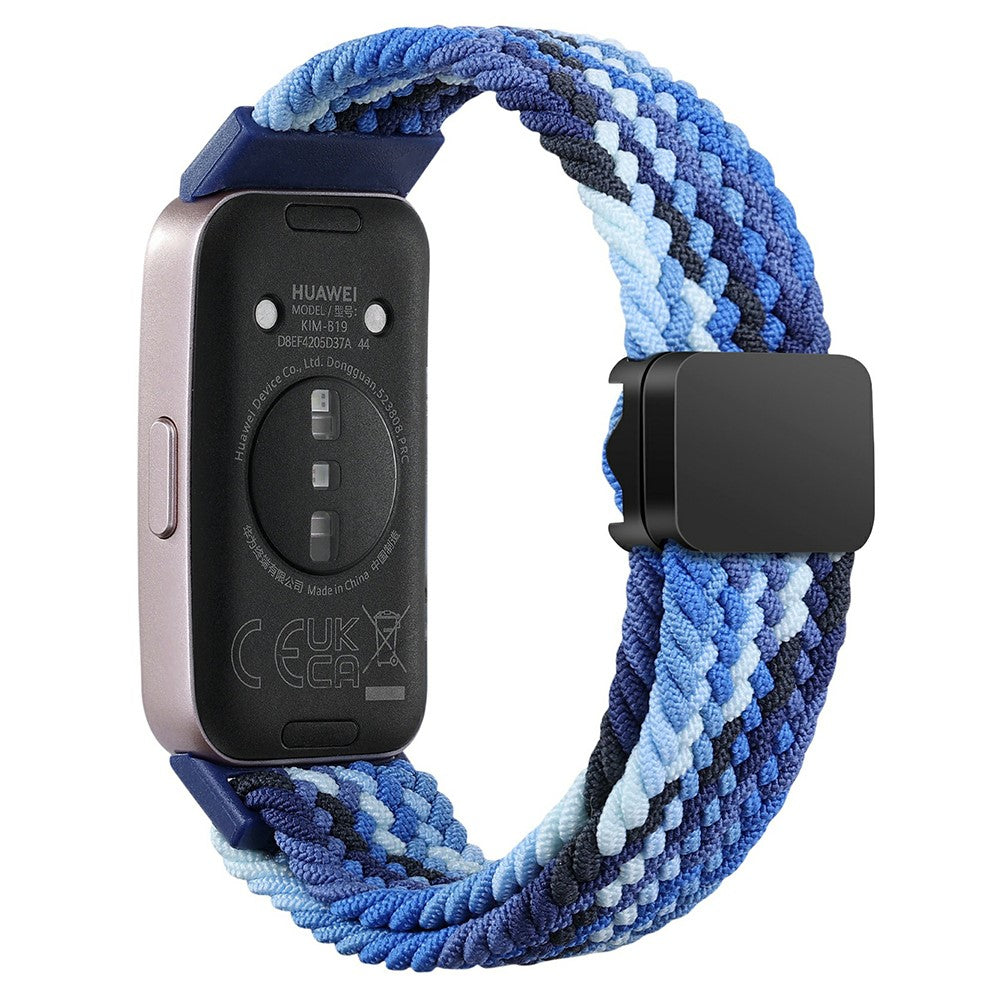 Mega Stylish Huawei Band 8 Nylon Strap - Blue#serie_5