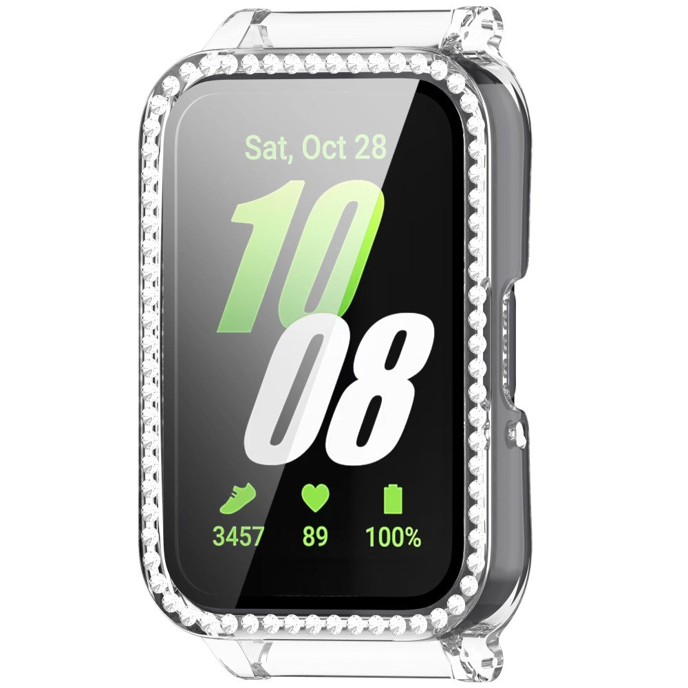 Great Samsung Galaxy Fit 3 Glass Strap - White#serie_2