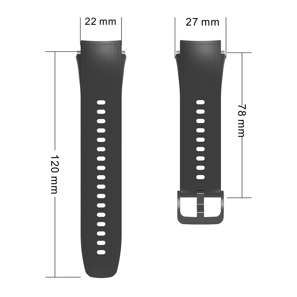 Wonderful Oppo Watch X Silicone Strap - Black#serie_1