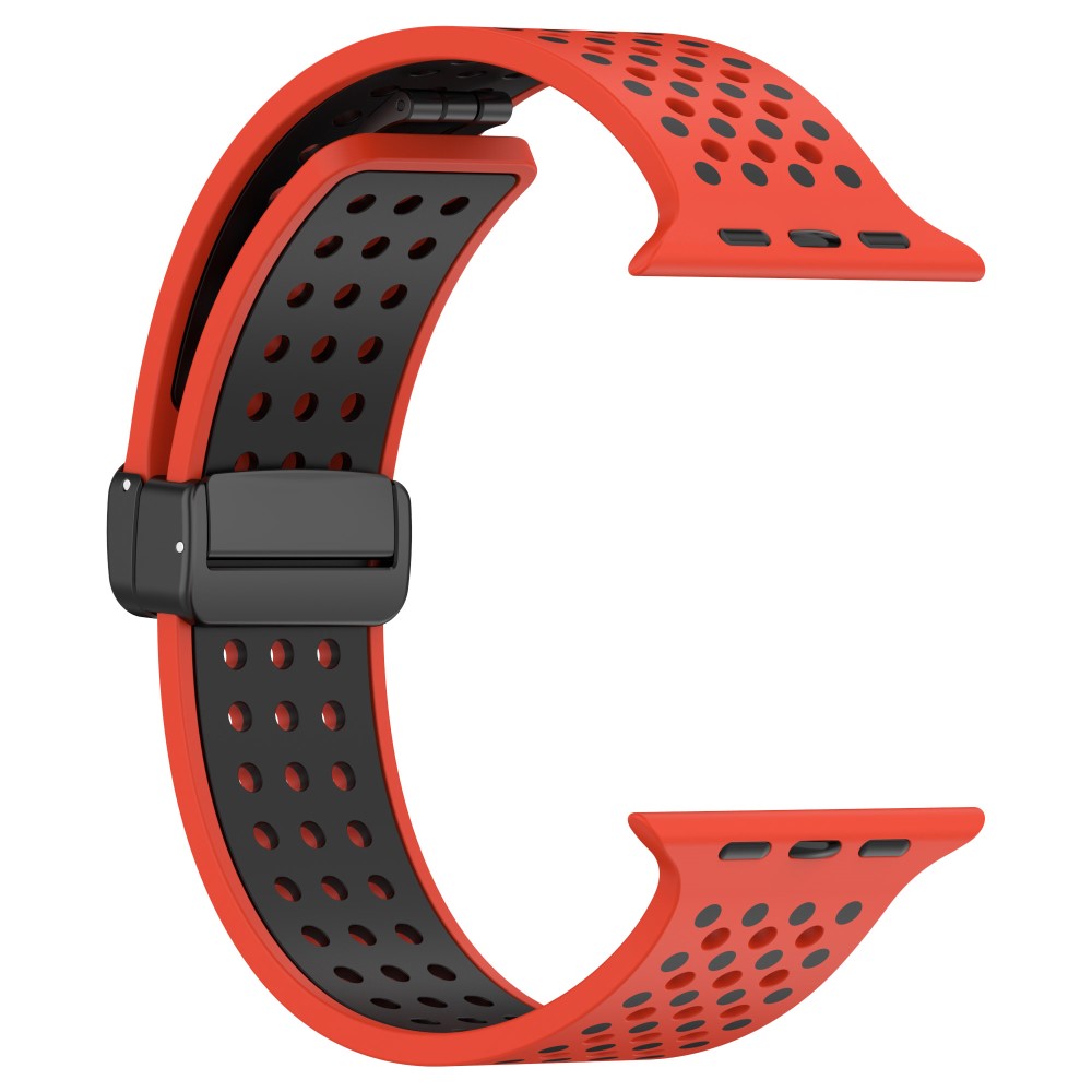 Mega Nice Apple Smartwatch Silicone Universel Strap - Red#serie_1