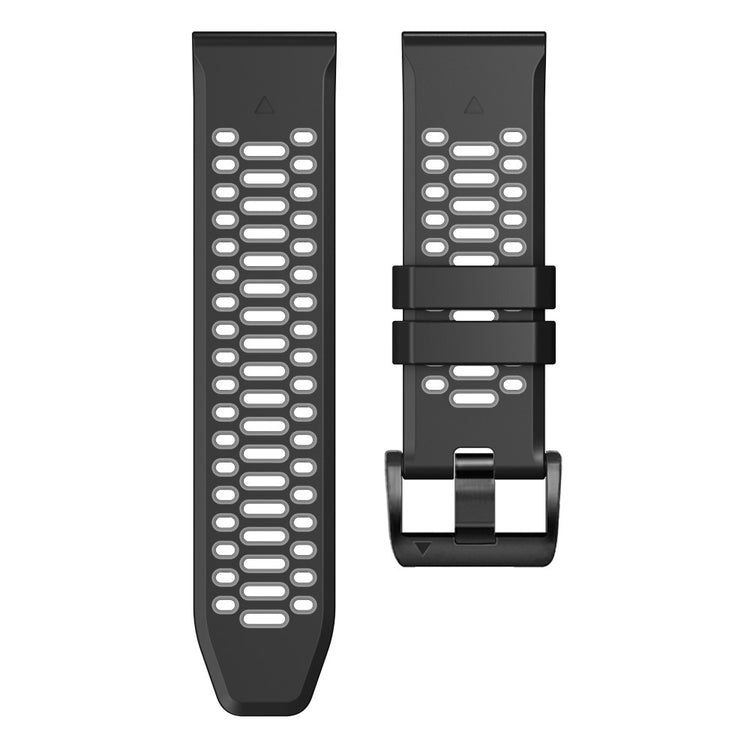 Superb Garmin Smartwatch Silicone Universel Strap - Silver#serie_6