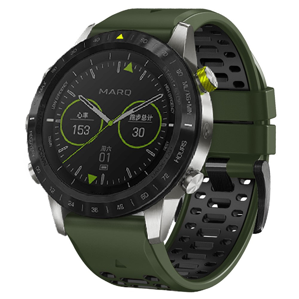 Superb Garmin Smartwatch Silicone Universel Strap - Green#serie_8