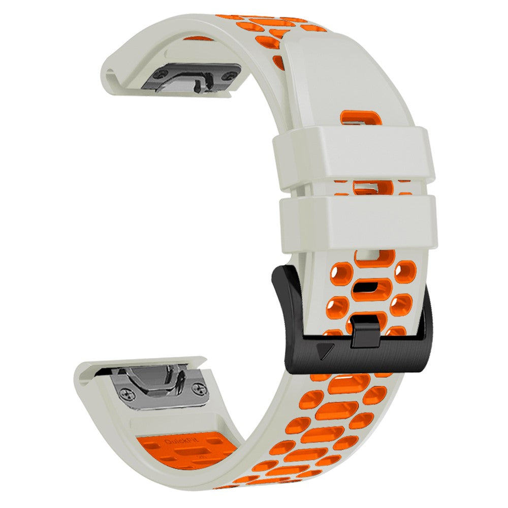 Comfortable Garmin Smartwatch Silicone Universel Strap - Orange#serie_11