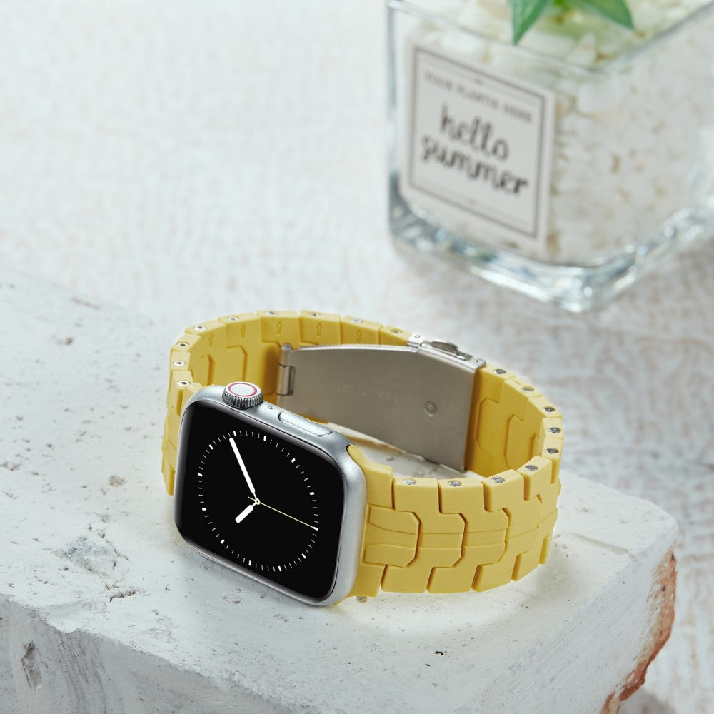 Super Agreeable Apple Smartwatch Silicone Universel Strap - Yellow#serie_1