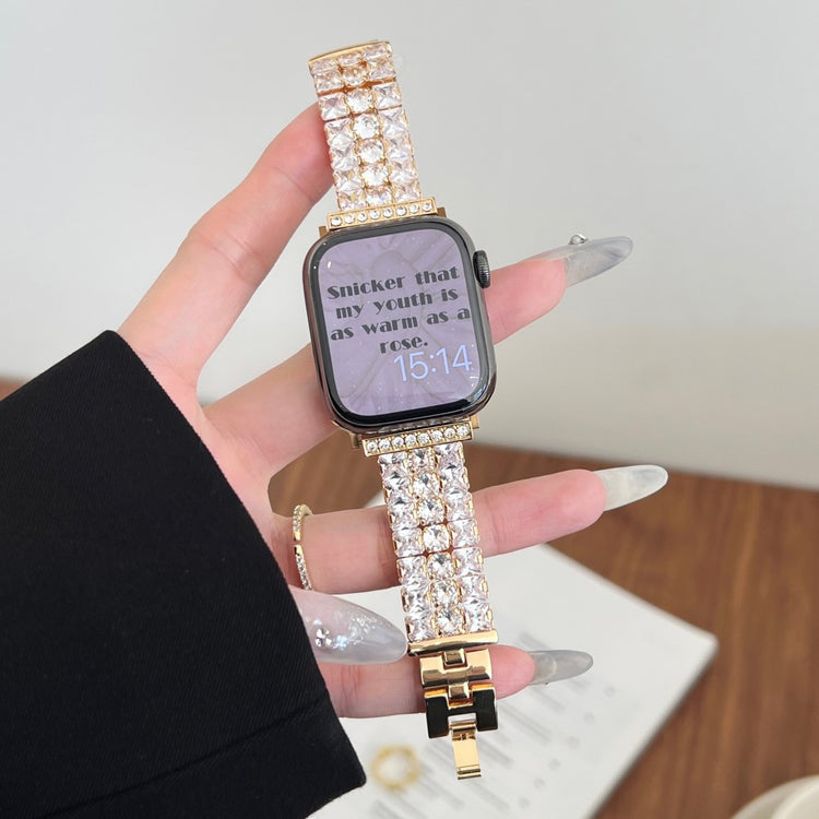 Comfortable Apple Smartwatch Rhinestone Universel Strap - Gold#serie_3