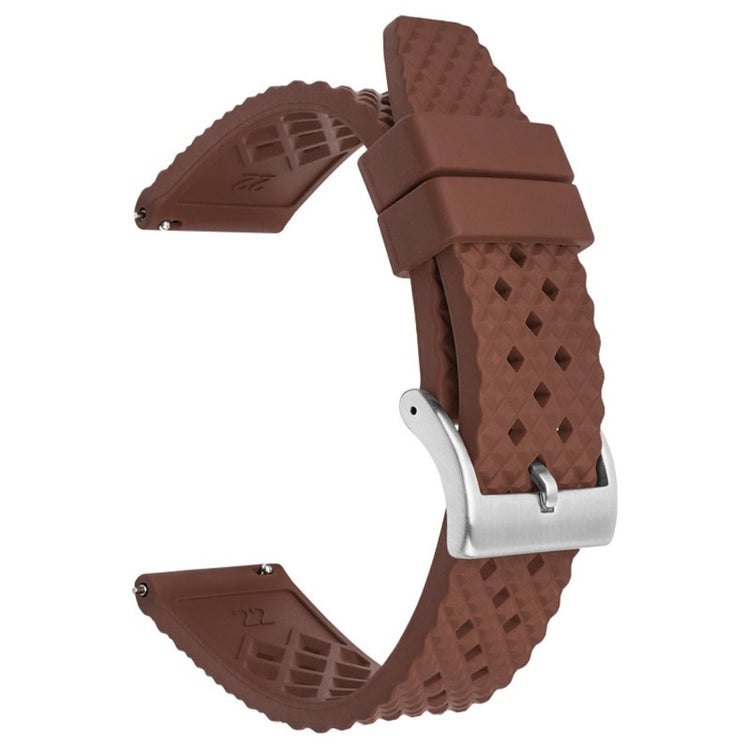 Brilliant Smartwatch Silicone Universel Strap - Brown#serie_4