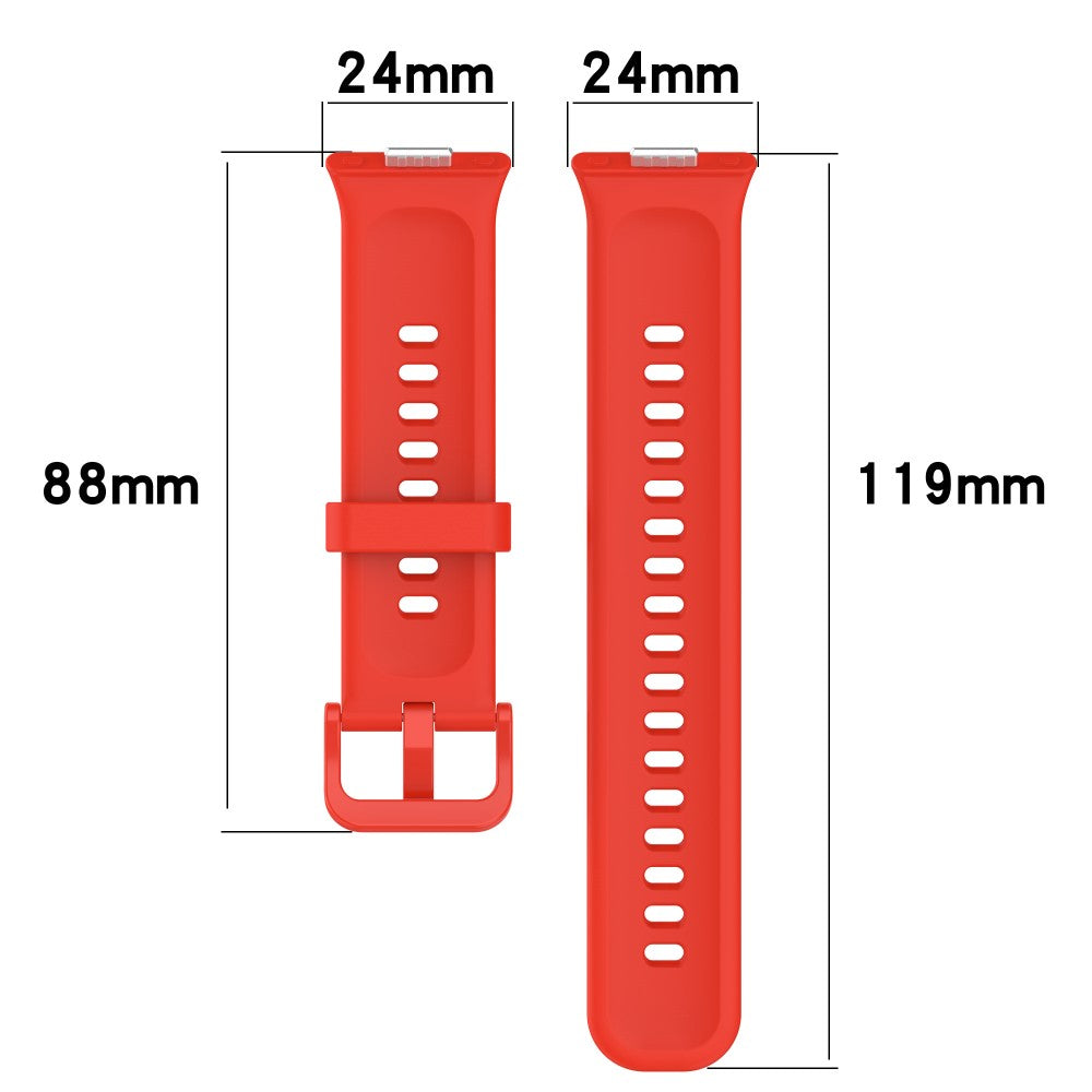 Fashionable Huawei Watch Fit 3 Silicone Strap - Red#serie_1