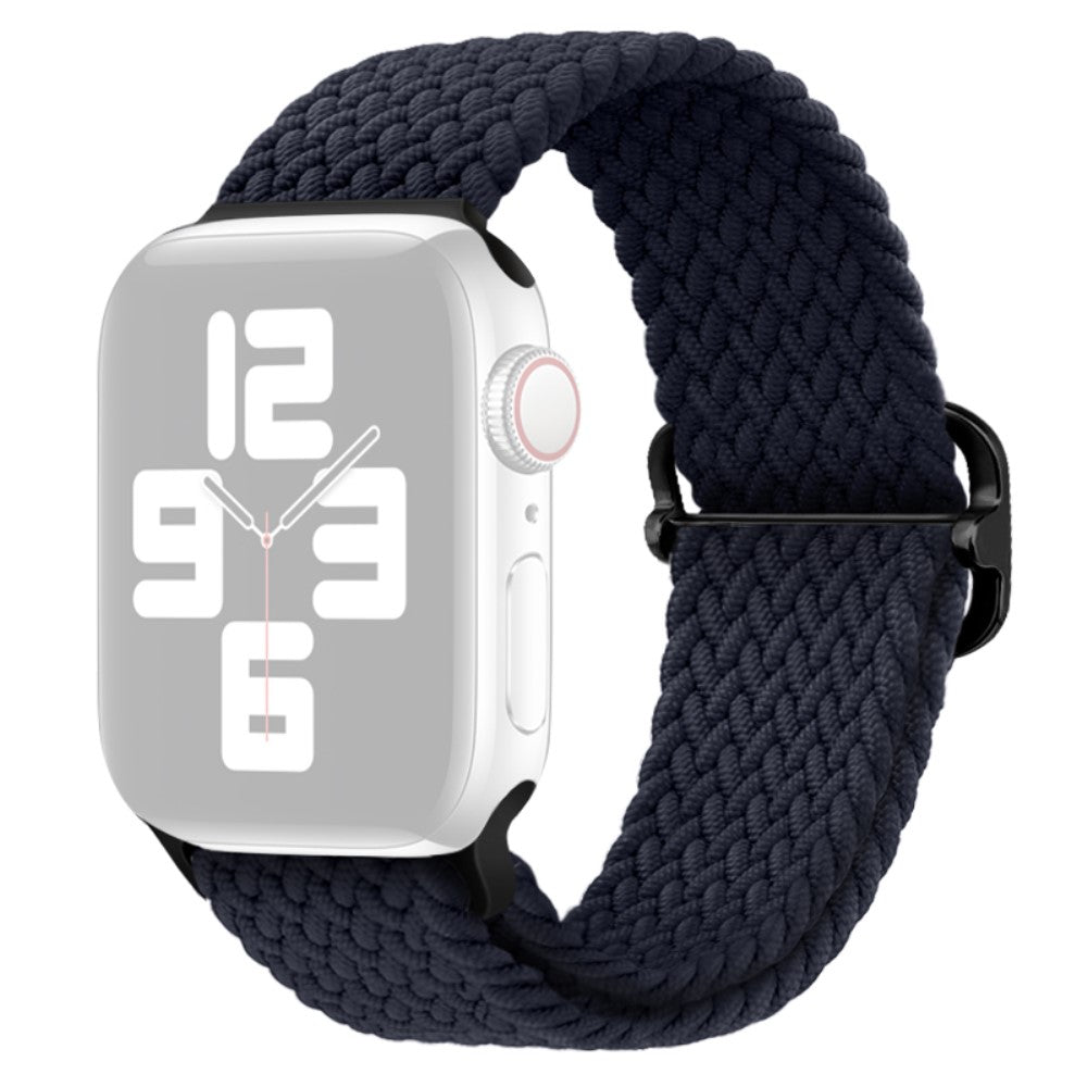 Apple Watch Series 9 8 7 41mm / 6 5 4 SE (2022) SE (2023) SE 40mm / 3 2 1 38mm Watch band Braided Nylon Strap - Charcoal#serie_14