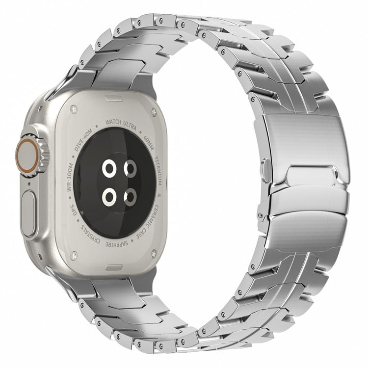 Apple Watch Series 9 8 7 41mm / 6 5 4 SE (2023) SE (2022) SE 40mm / 3 2 1 38mm Bracelet Titanium Steel Watch band  - Silver#serie_3