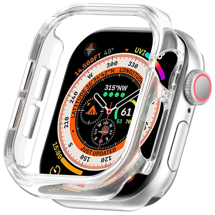 Apple Watch Series 10 42mm Half Coverage Hollow-Out Protective Cover Bump Resistant Watch Frame Case - Transparent#serie_5