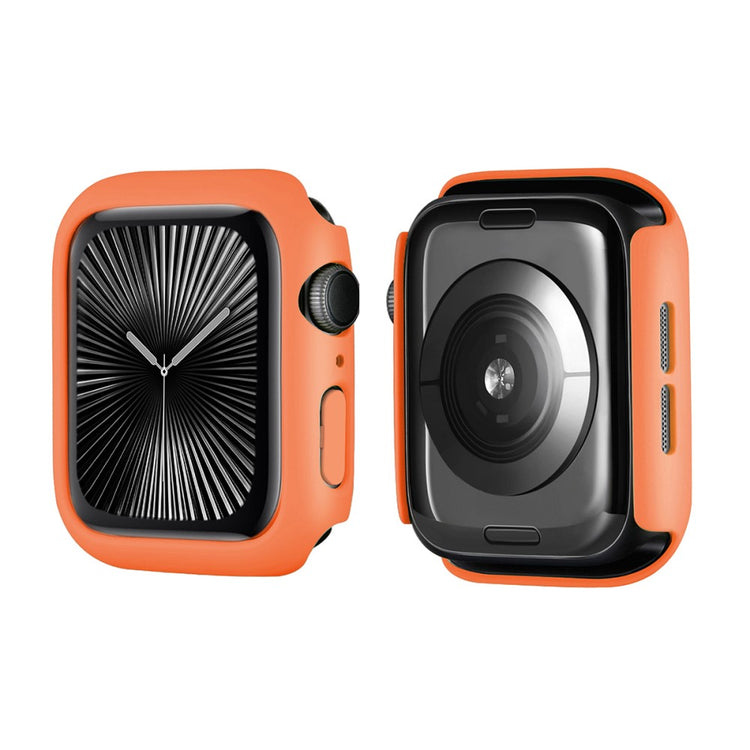 Apple Watch Series 10 46mm ENKAY HAT PRINCE Solid Color PC Watch Case Shockproof Cover - Orange#serie_3