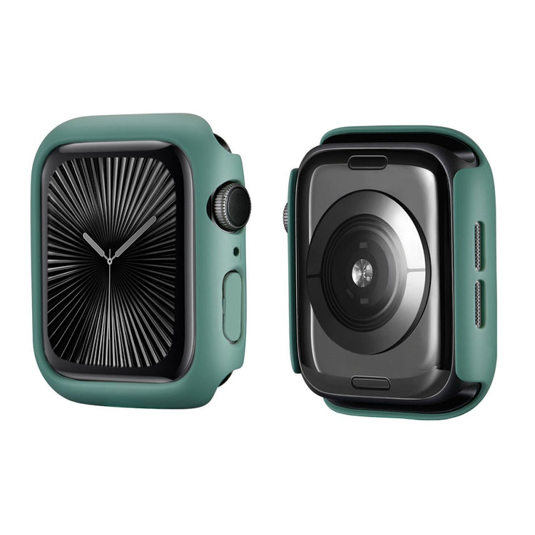 Apple Watch Series 10 46mm ENKAY HAT PRINCE Solid Color PC Watch Case Shockproof Cover - Dark Green#serie_5