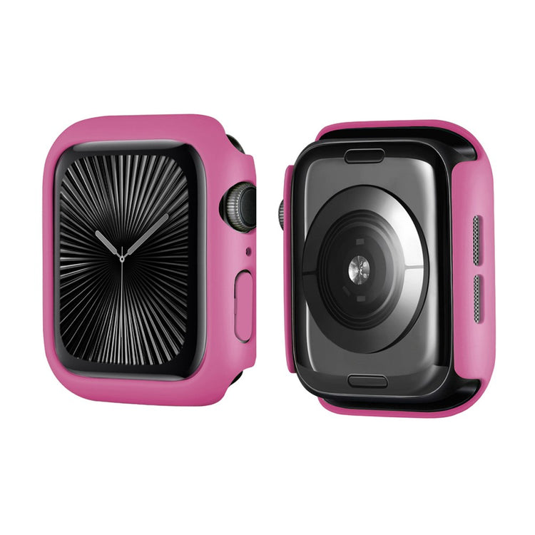 Apple Watch Series 10 46mm ENKAY HAT PRINCE Solid Color PC Watch Case Shockproof Cover - Rose#serie_7