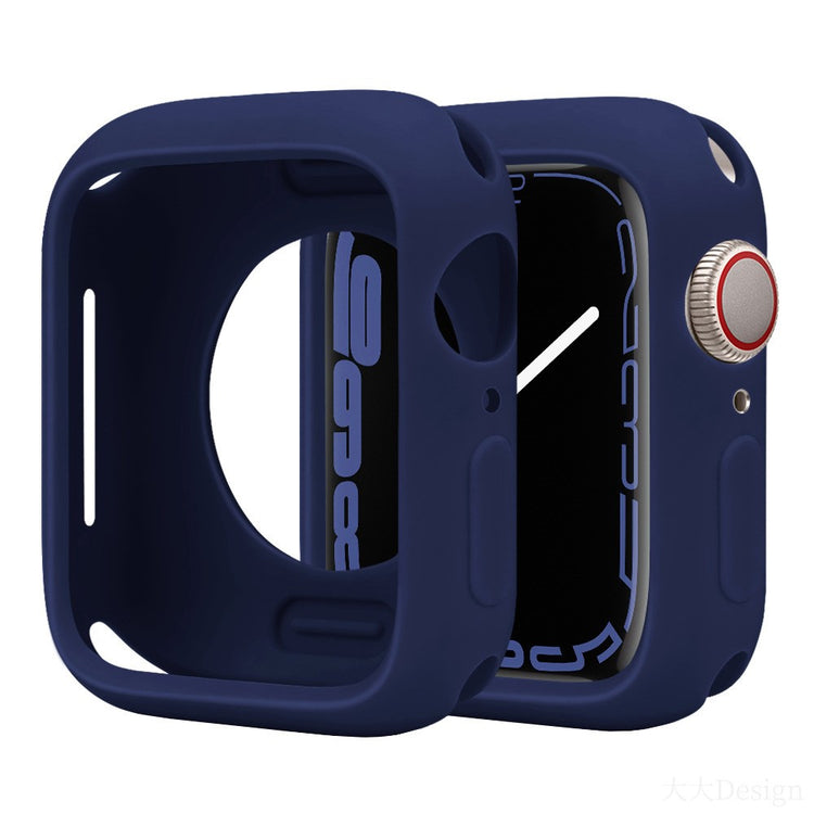 Apple Watch Series 10 46mm Silicone Protective Case Candy Color Shockproof Watch Cover - Midnight Blue#serie_2