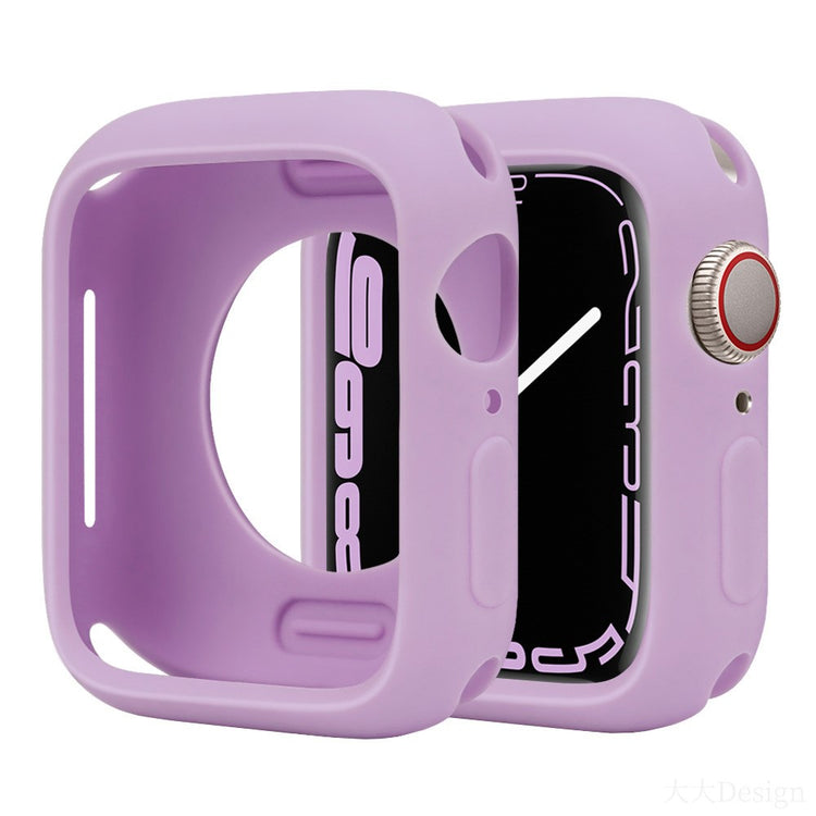 Apple Watch Series 10 46mm Silicone Protective Case Candy Color Shockproof Watch Cover - Lavender Purple#serie_3