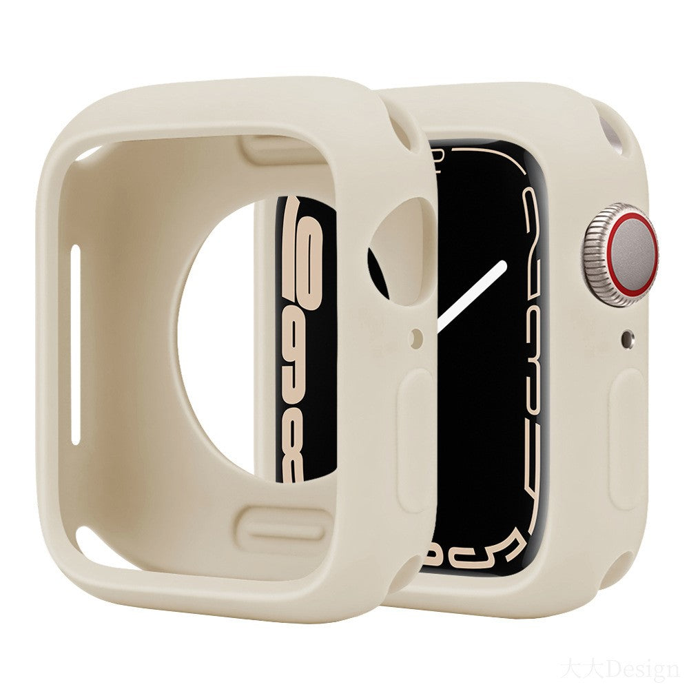 Apple Watch Series 10 46mm Silicone Protective Case Candy Color Shockproof Watch Cover - Starlight#serie_10