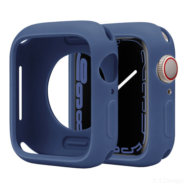 Apple Watch Series 10 46mm Silicone Protective Case Candy Color Shockproof Watch Cover - Dark Navy Blue#serie_14
