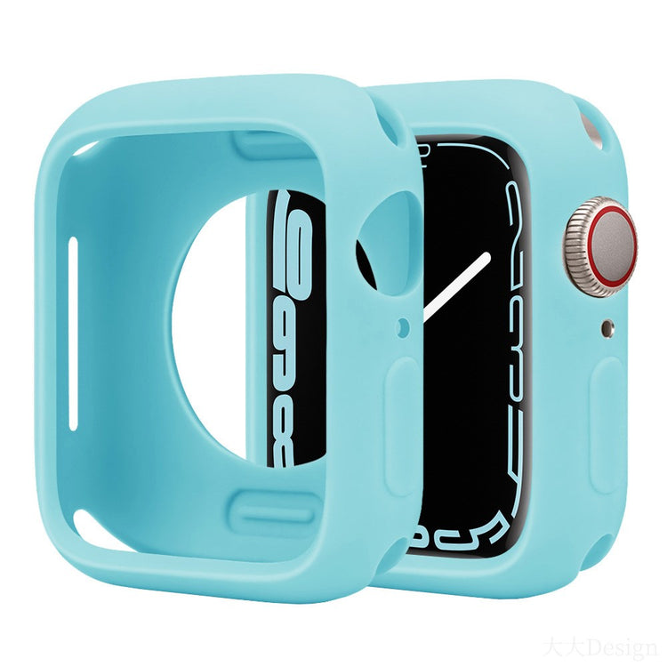 Apple Watch Series 10 46mm Silicone Protective Case Candy Color Shockproof Watch Cover - Light Blue#serie_21