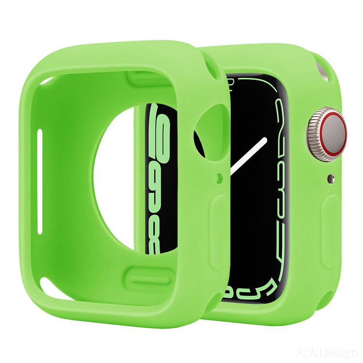 Apple Watch Series 10 46mm Silicone Protective Case Candy Color Shockproof Watch Cover - Green#serie_22