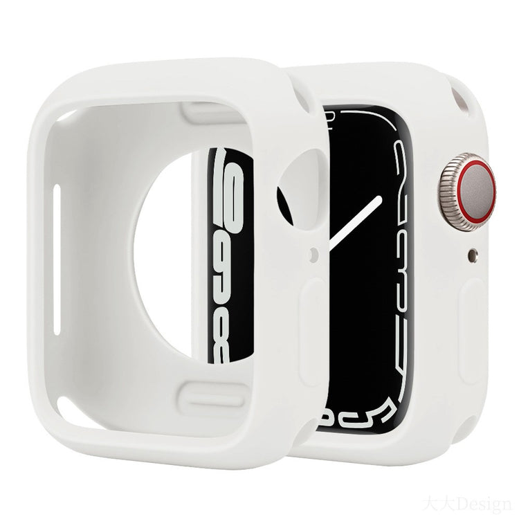 Apple Watch Series 10 46mm Silicone Protective Case Candy Color Shockproof Watch Cover - White#serie_23