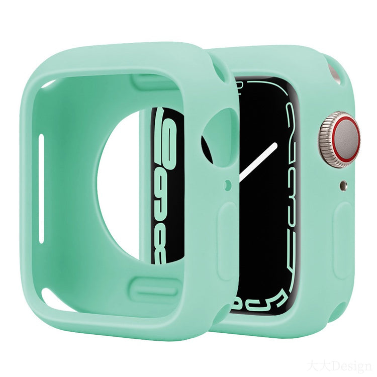 Apple Watch Series 10 46mm Silicone Protective Case Candy Color Shockproof Watch Cover - Sapphire Green#serie_26