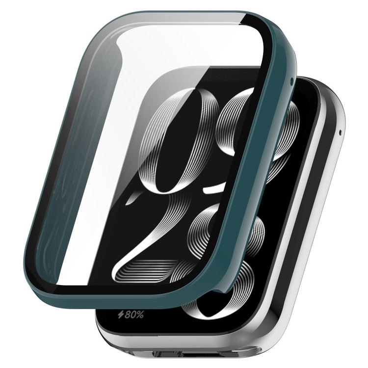 Xiaomi Smart Band 9 Pro Case Hard Bump Resistant All-Around Watch Cover with Tempered Glass Film - Green#serie_4
