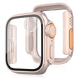 Beskyttende Apple Smartwatch Universal Deksel med Skjermbeskyttelse i Glass og Silikon