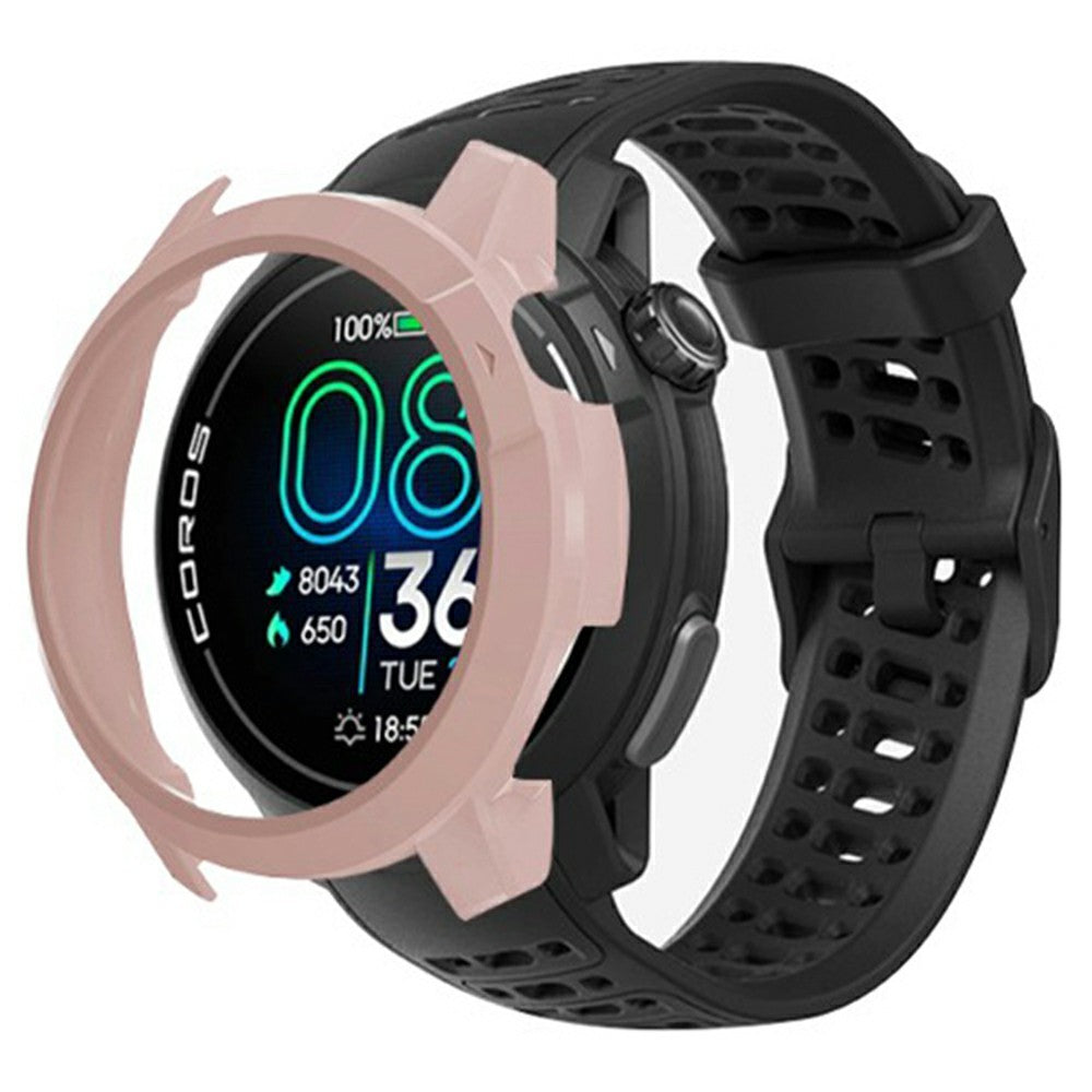 Coros Pace Pro Smartwatch Protective Case Bump Resistant Hard Cover - Pink#serie_1