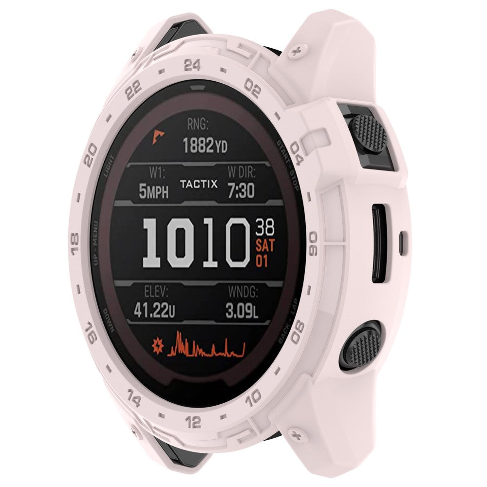 Beskyttende Silikone Bumper passer til Garmin Tactix 7 - Pink#serie_4