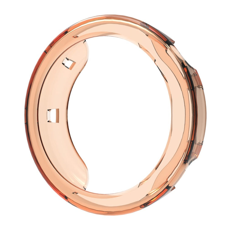 Gennemsigtig Silikone Bumper passer til Huawei Watch GT 4 41mm - Orange#serie_1