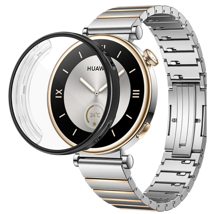 Fint Silikone Cover passer til Huawei Watch GT 4 41mm - Sort#serie_3