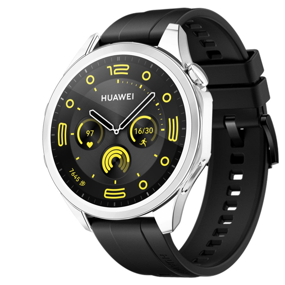 Meget Fint Silikone Cover passer til Huawei Watch GT 4 46mm - Sølv#serie_5