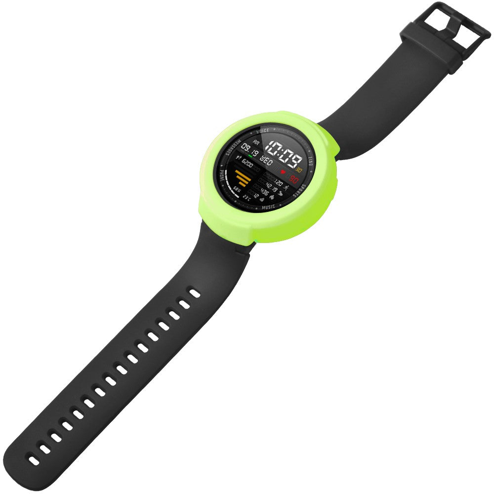 Beskyttende Silikone Universal Bumper passer til Amazfit Verge / Amazfit Verge Lite - Grøn#serie_10