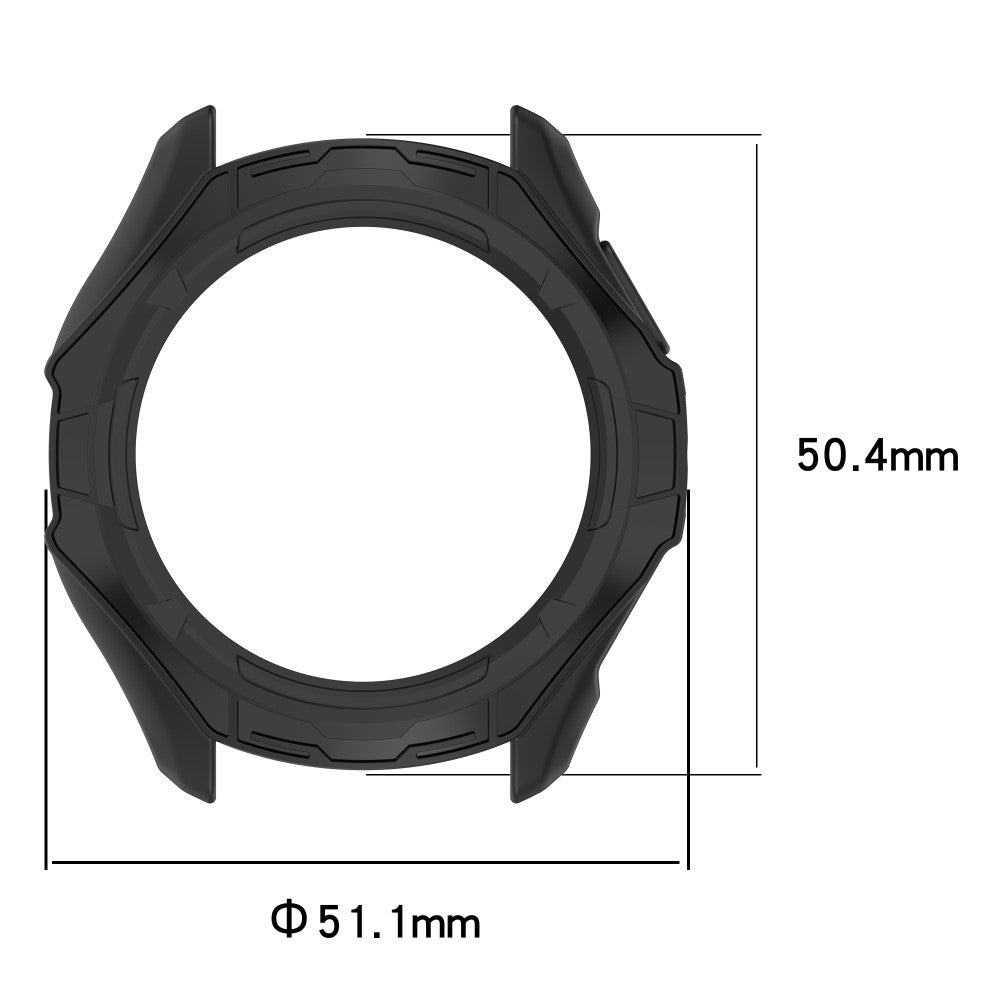 Fleksibel Silikone Bumper passer til TicWatch Pro 5 - Sort#serie_1