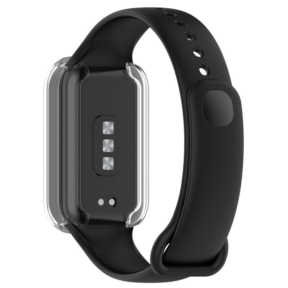 Meget Godt Silikone Cover passer til Xiaomi Smart Band 8 - Gennemsigtig#serie_010