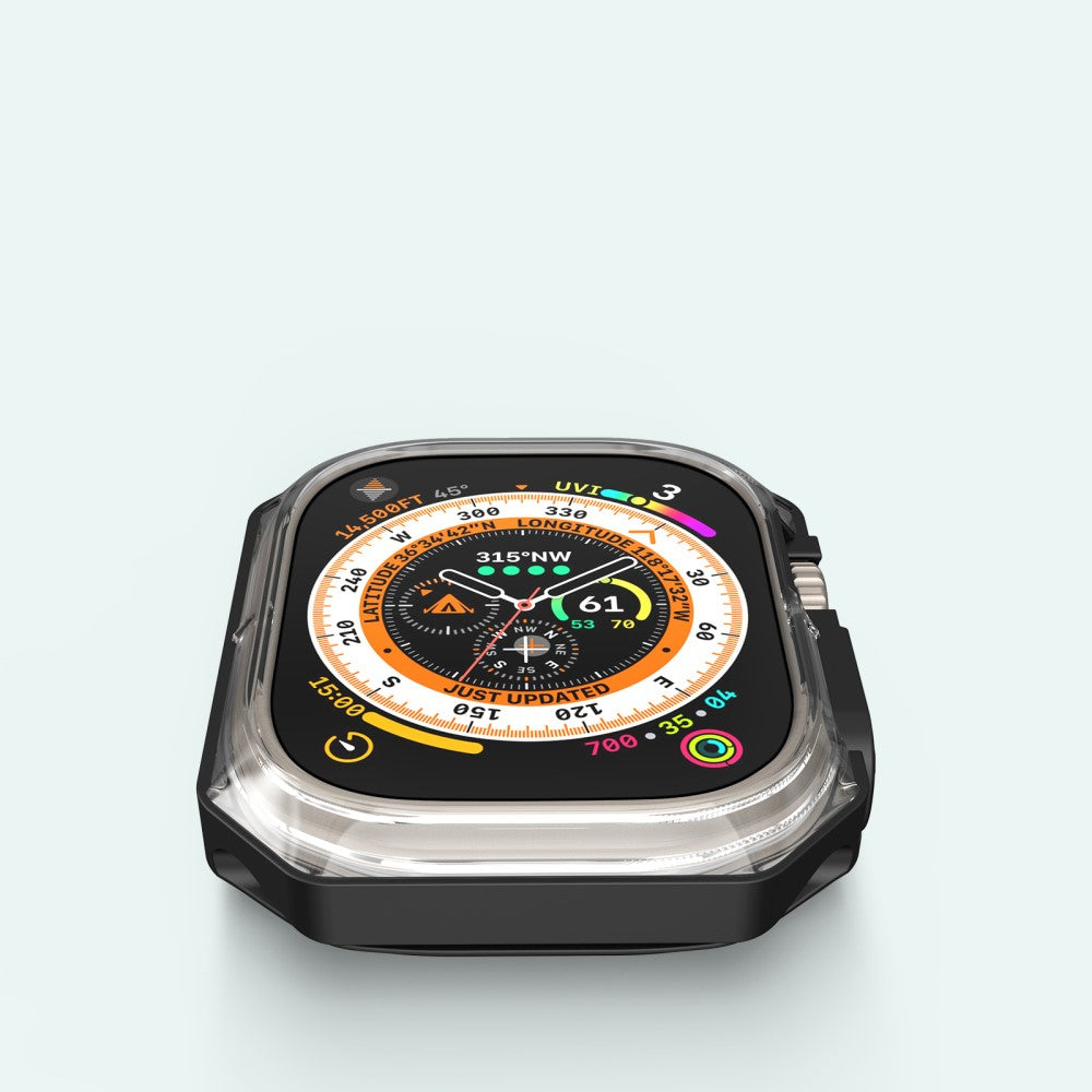 Meget Fint Silikone Cover passer til Apple Watch Ultra 2 / Apple Watch Ultra - Sort#serie_2