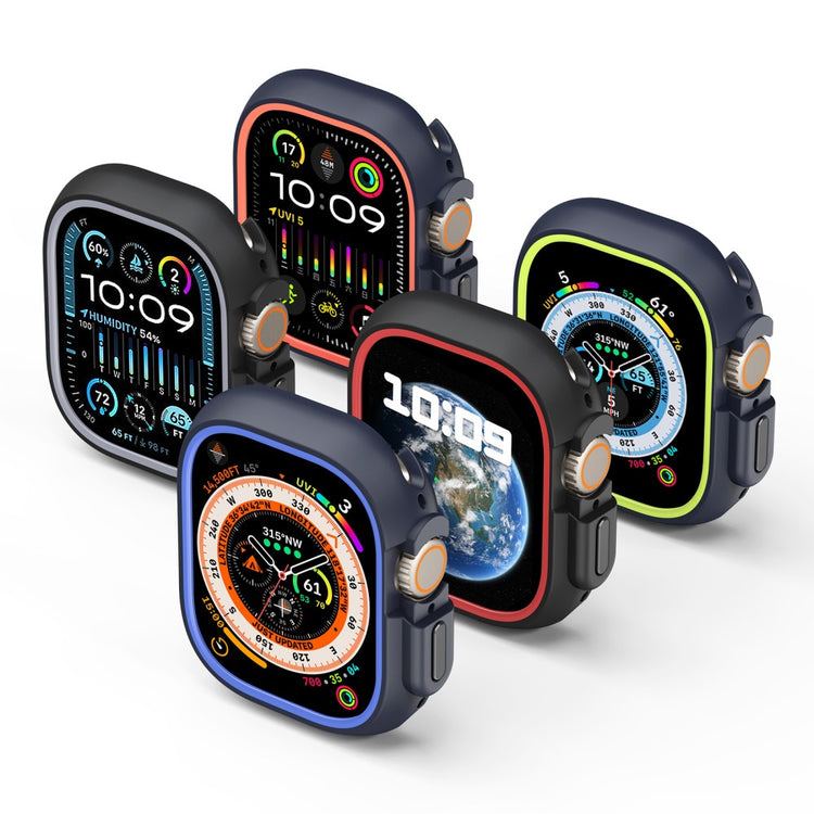Alle Tiders Silikone Cover passer til Apple Watch Ultra 2 / Apple Watch Ultra - Sølv#serie_1