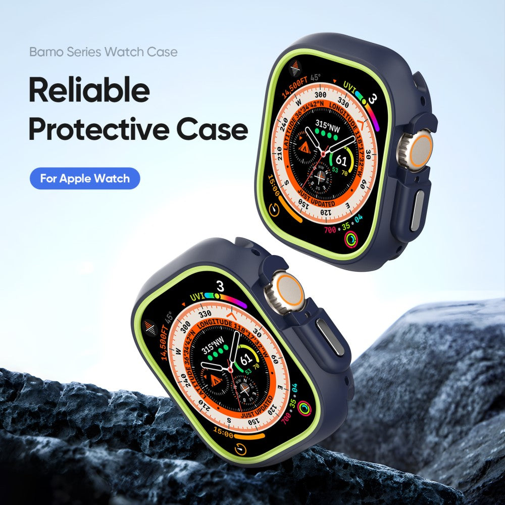 Alle Tiders Silikone Cover passer til Apple Watch Ultra 2 / Apple Watch Ultra - Grøn#serie_4