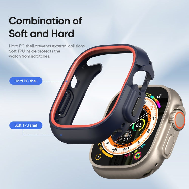 Alle Tiders Silikone Cover passer til Apple Watch Ultra 2 / Apple Watch Ultra - Orange#serie_5