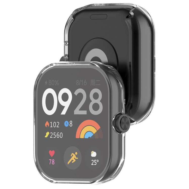 Meget Fint Silikone Cover passer til Xiaomi Redmi Watch 4 - Gennemsigtig#serie_044